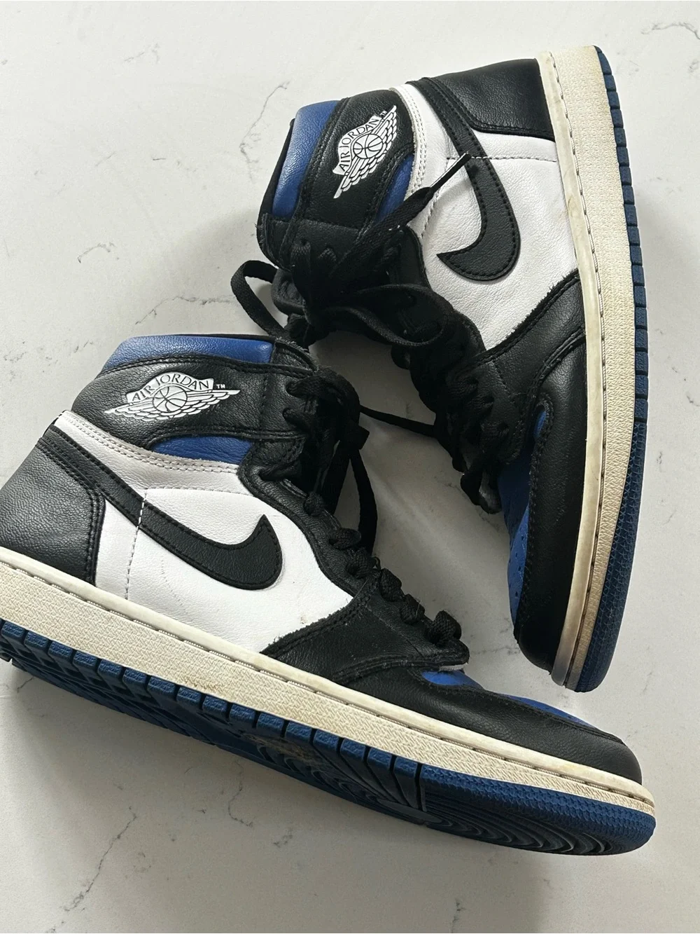 Nike air Jordan 1 retro high og royal toe men’s size 7